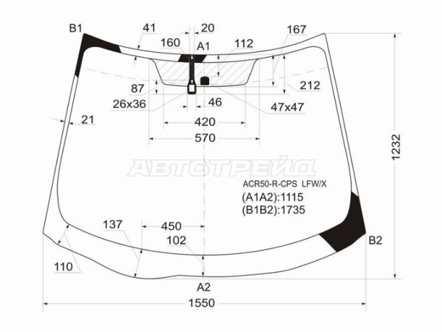 Лобовое стекло Toyota Estima 3 в Уфе, лобовое стекло Toyota Estima 3 Уфа